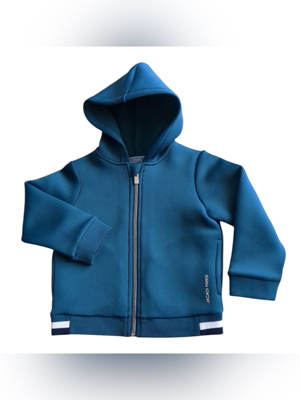 Jacadi Paris Kids Hoodie Sweatshirt Zip Up Size 4